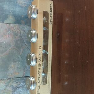 Spice jars with shaker lids BNIB